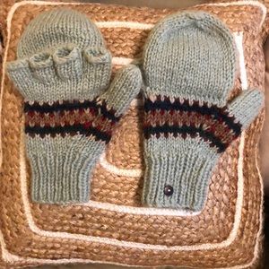 Convertible fingerless mittens